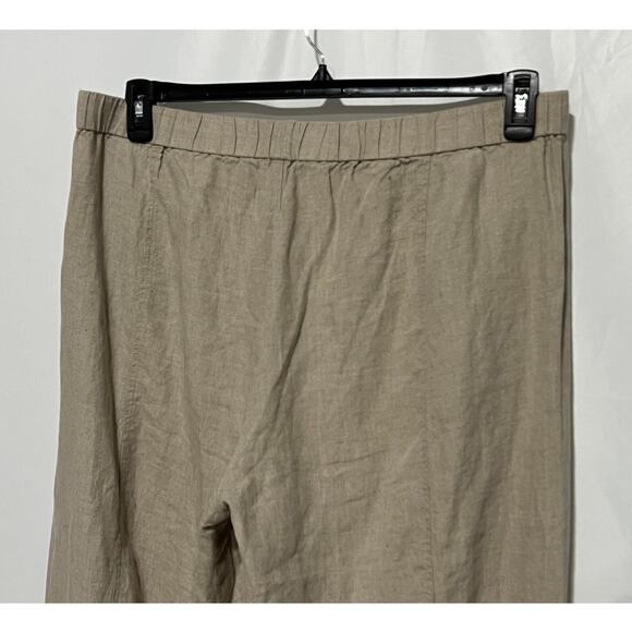 Eileen Fisher Womens Size XLarge Lantern Pant Organic Linen In Natural Ankle NEW - Picture 9 of 13